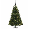 Dirbtinė kalėdinė eglutė su rutuliuku 150 cm 150 LED