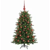 Dirbtinė kalėdinė eglutė su rutuliuku 150 cm 150 LED