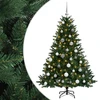Dirbtinė kalėdinė eglutė su rutuliuku 150 cm 150 LED