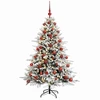 Dirbtinė kalėdinė eglutė su rutuliuku 150 cm 150 LED