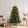 Dirbtinė kalėdinė eglutė su rutuliuku 150 cm 150 LED