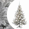 Dirbtinė kalėdinė eglutė su rutuliuku 150 cm 150 LED