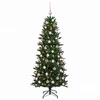 Dirbtinė kalėdinė eglutė su rutuliuku 150 cm 150 LED