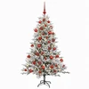 Dirbtinė kalėdinė eglutė su rutuliuku 150 cm 150 LED