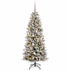 Dirbtinė kalėdinė eglutė su rutuliuku 150 cm 150 LED