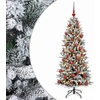 Dirbtinė kalėdinė eglutė su rutuliuku 150 cm 150 LED