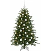 Dirbtinė kalėdinė eglutė su rutuliuku 150 cm 150 LED