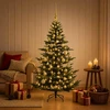 Dirbtinė kalėdinė eglutė su rutuliuku 150 cm 150 LED