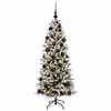 Dirbtinė kalėdinė eglutė su rutuliuku 150 cm 150 LED