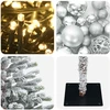 Dirbtinė kalėdinė eglutė su rutuliuku 150 cm 150 LED