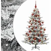 Dirbtinė kalėdinė eglutė su rutuliuku 150 cm 150 LED