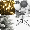 Dirbtinė kalėdinė eglutė su rutuliuku 150 cm 150 LED