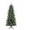 Dirbtinė kalėdinė eglutė su rutuliuku 150 cm 150 LED