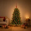 Dirbtinė kalėdinė eglutė su rutuliuku 150 cm 150 LED