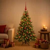 Dirbtinė kalėdinė eglutė su rutuliuku 150 cm 150 LED