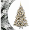Dirbtinė kalėdinė eglutė su rutuliuku 150 cm 150 LED
