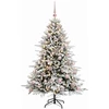 Dirbtinė kalėdinė eglutė su rutuliuku 150 cm 150 LED