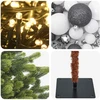 Dirbtinė kalėdinė eglutė su rutuliuku 150 cm 150 LED