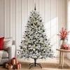 Dirbtinė kalėdinė eglutė su rutuliuku 150 cm 150 LED