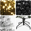 Dirbtinė kalėdinė eglutė su rutuliuku 180 cm 300 LED