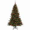 Dirbtinė kalėdinė eglutė su rutuliuku 180 cm 300 LED
