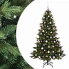 Dirbtinė kalėdinė eglutė su rutuliuku 180 cm 300 LED