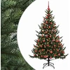 Dirbtinė kalėdinė eglutė su rutuliuku 180 cm 300 LED