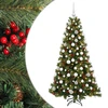 Dirbtinė kalėdinė eglutė su rutuliuku 180 cm 300 LED