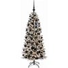Dirbtinė kalėdinė eglutė su rutuliuku 180 cm 300 LED