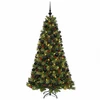 Dirbtinė kalėdinė eglutė su rutuliuku 180 cm 300 LED