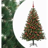 Dirbtinė kalėdinė eglutė su rutuliuku 180 cm 300 LED