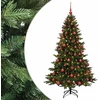 Dirbtinė kalėdinė eglutė su rutuliuku 180 cm 300 LED
