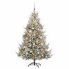 Dirbtinė kalėdinė eglutė su rutuliuku 210 cm 300 LED