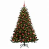 Dirbtinė kalėdinė eglutė su rutuliuku 210 cm 300 LED