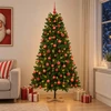 Dirbtinė kalėdinė eglutė su rutuliuku 210 cm 300 LED