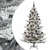 Dirbtinė kalėdinė eglutė su rutuliuku 210 cm 300 LED