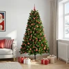 Dirbtinė kalėdinė eglutė su rutuliuku 210 cm 300 LED