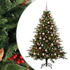 Dirbtinė kalėdinė eglutė su rutuliuku 210 cm 300 LED