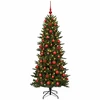 Dirbtinė kalėdinė eglutė su rutuliuku 210 cm 300 LED