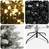 Dirbtinė kalėdinė eglutė su rutuliuku 240 cm 300 LED