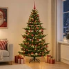 Dirbtinė kalėdinė eglutė su rutuliuku 240 cm 300 LED