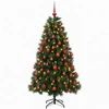 Dirbtinė kalėdinė eglutė su žaisliukais 210 cm 300 LED