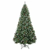 Dirbtinė kalėdinė eglutė, žalia su žaisliukais 210 cm 300 LED