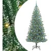 Dirbtinė Kalėdų Eglė Su Sniegu ir LED Šviesa su 300 LED 240 cm