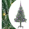 Dirbtinė Kalėdų Eglė Su Sniegu ir LED Šviesa su 150 LED 120 cm