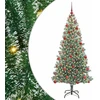 Dirbtinė Kalėdų Eglė Su Sniegu ir LED Šviesa su 300 LED 180 cm
