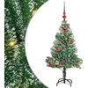 Dirbtinė Kalėdų Eglė Su Sniegu ir LED Šviesa su 150 LED 120 cm
