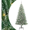 Dirbtinė Kalėdų Eglė Su Sniegu ir LED Šviesa su 300 LED 180 cm