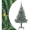 Dirbtinė Kalėdų Eglė Su Sniegu ir LED Šviesa su 150 LED 120 cm