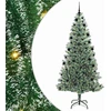 Dirbtinė Kalėdų Eglė Su Sniegu ir LED Šviesa su 300 LED 210 cm